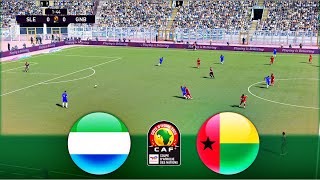 Sierra Leone vs Guinea Bissau  Africa Cup of Nations Qualification 2023 [upl. by Aihsekan447]