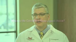 Dr William Berghoff discusses ConforMIS knee replacement [upl. by Hodge]