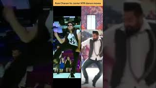 Ram Charan vs Junior NTR dance moves comparision [upl. by Mirna]