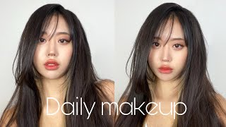 15 mins Korean daily makeup  easy  affordable [upl. by Loralie]