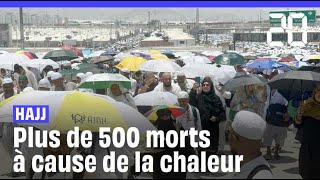 Hajj  Plus de 500 personnes sont mortes à cause des fortes chaleurs en Arabie saoudite [upl. by Papagena]