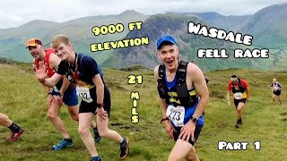 Wasdale fell race 2024  English championship  highlights and the first ascent  Part 1 [upl. by Reiner]