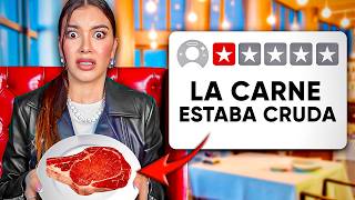 PROBÉ LOS RESTAURANTES PEOR CALIFICADOS DE MI CIUDAD 🤢 ¿UNA ESTRELA  Lulu99 [upl. by Alel]