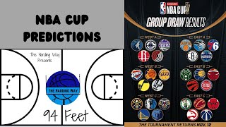 NBA Cup Predictions [upl. by Aan]