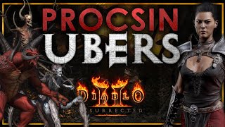 Diablo 2 Resurrected  Can the Procsin Kill Ubers [upl. by Tavi96]