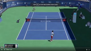 Novak Djokovic vs Ricardas Berankis  Cincinnati ATP 2020 AO TENNIS 2 PS4 [upl. by Chaing]