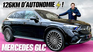 Essai Mercedes GLC 2023 – RECORD d’autonomie en HybrideRechargeable [upl. by Tevlev]