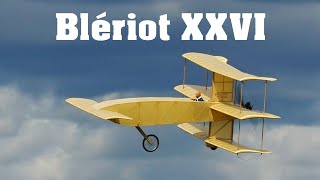 Bleriot XXVI triplane from 1911  scale RC canard airplane  4K  Nesvacily 2022 [upl. by Irish]