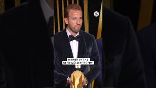 The trophy goes to … HARRY KANE 🏆✨ MiaSanMia FCBayern BallonDor HarryKane [upl. by Atela200]