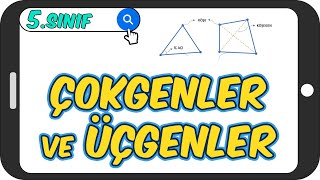 Çokgenler ve Üçgenler 📘 5Sınıf Matematik 2023 [upl. by Ielirol203]