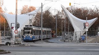 Schwabinger Tor  Münchens neueste TramHaltestelle [upl. by Nojad]