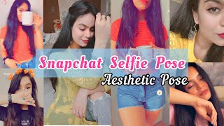 BEST Snapchat selfie poses  Profile amp DP pose  Aesthetic amp snapchat filters  Myclicks Instagram [upl. by Elhsa]