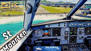 4K  AEROFLY FS GLOBAL AIRBUS A321  KMIATNCM  Super Relaxing VOR approach [upl. by Odnomar818]