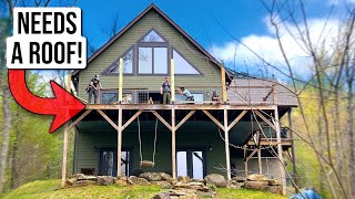 Covering an existing deck on a house we built [upl. by Assennev]