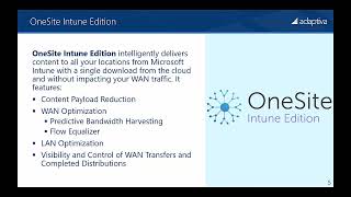 Enhancing Microsoft Intune Application Delivery with Adaptiva OneSite Intune Edition [upl. by Amerigo]