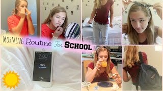 MY MORNING ROUTINE FOR SCHOOL [upl. by Analos394]