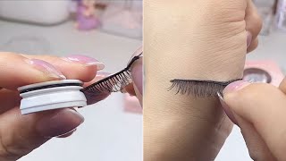 How to Use Reusable SelfAdhesive Eyelashes 2022 [upl. by Estey]