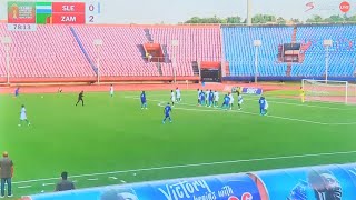 Sierra Leone vs Zambia 02 All Goals and Extended Highlights AFCON Qualifiers Kennedy Musonda Goal [upl. by Gaylord992]