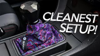 BEST Shift Setup of 2020  LikeWise Shift Knob amp INFOCUS Shift Boot Install [upl. by Higgins600]