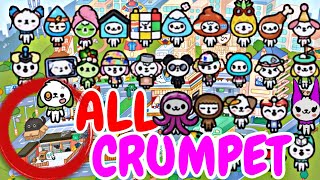 ALL CRUMPETS in TOCA BOCA 🌎 Toca Life World secret crumpets [upl. by Ardaid955]