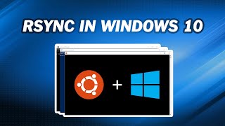 How to Use Rsync in Windows 10｜Run Linux Command in Windows [upl. by Enyawd]