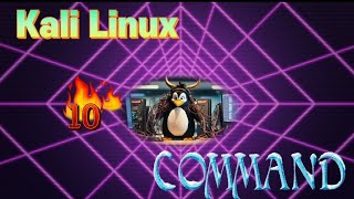 kali linux 10 command  kali linux commands for ethical hacking  kalilinuxtools ethicalhacking [upl. by Astera]