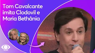 Tom Cavalcante imita Clodovil e Maria Bethânia no Faustão Na Band [upl. by Gasper]