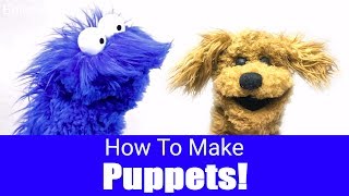 How To Make A Puppet  Puppet Building 101  How to Make a Snoof [upl. by Aierdna]