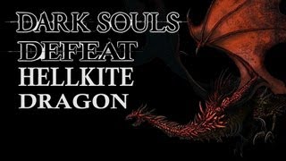 Dark Souls Guide  Easily Defeat Hellkite Dragon Melee [upl. by Nire]