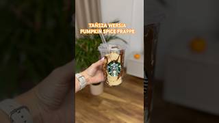 TANI ZAMIENNIK KULTOWEJ PUMPKIN SPICE FRAPPE przepis dyniowelatte pumpkin pumpkinspice [upl. by Millda]