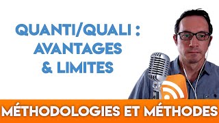 Méthodes qualitatives et quantitatives  Avantages et inconvénients [upl. by Bate157]