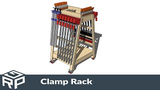 DIY  How to Build a Mobile Clamp Rack Station [upl. by Bartholomeus]