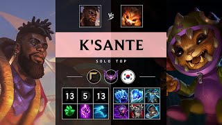 KSante Top vs Gnar Unstoppable  KR Master Patch 1419 [upl. by Shep]