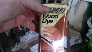 colron mahogany wood dye demo [upl. by Palm]