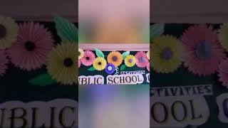 Notice Board decoration  school notice Board decoration ideas  crafts  crafts ideas for school [upl. by Missie527]