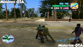 GTA Vice City Misterio N 012 Como viajar con un acompañamte en moto [upl. by Clorinde]