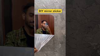 DIY mirror sticker mirror sticker diy diycrafts diyhomedecor [upl. by Bloom]