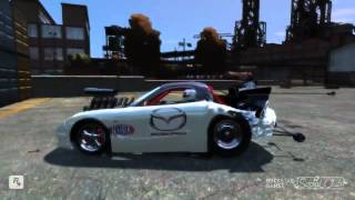 GRAND THEFT AUTO IV MAZDA DRAGSTER [upl. by Ahsenev899]