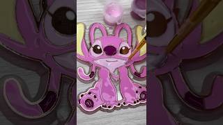 PINTO la NOVIA de Stitch 🩷DIY😱 Fácil y rápido arte colors art painting toys wow new pintar [upl. by Euqinemod]