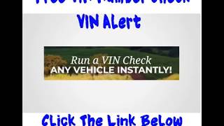 VIN number check free Get a free vin check and dmv vin history reports from vin alert [upl. by Edgardo]