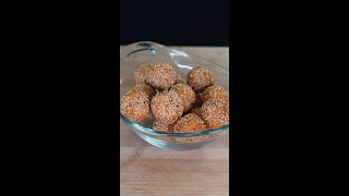 CROCCHETTE DI PATATE DOLCI AL SESAMO  ASMR Shorts [upl. by Pepillo]