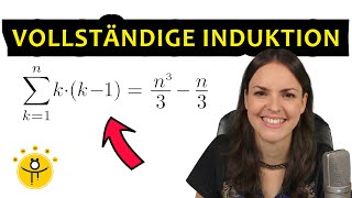 BEWEIS durch vollständige Induktion – Summe Summenzeichen Beispiel [upl. by Lletnom]