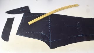 trouser cutting full tutorial step by step [upl. by Lirrehs]