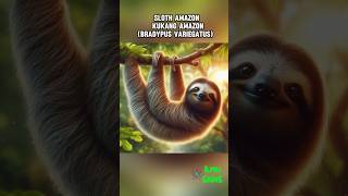 Sloth Amazon  Kukang Amazon  Bradypus Variegatushewanlangka ilmusains hewanamazon hewanunik [upl. by Hadihsar]