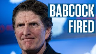 BREAKING Mike Babcock Has Been Fired By The Maple Leafs [upl. by Lough]