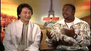 Jackie Chan Chris Tucker interview for Rush Hour 3 [upl. by Aiasi539]