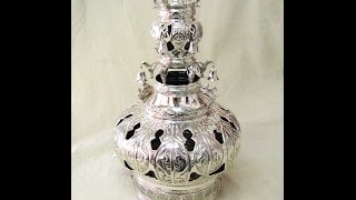 RESTORATION OF STERLING SILVER TORAH CROWN KETER [upl. by Idihsar]