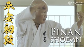 Powerful Pinan Shodan Kata  Okinawan Karate Grand Master  Shorinryu Kenshikai  Ageshio Japan [upl. by Ittocs]