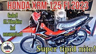 Honda XRM 125 Fi 2023 Grabe 6575kmliter gas consumptionSuper tipid nito [upl. by Rogerg]