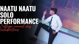 NAATU NAATU DANCE PERFORMANCE COLLEGE ANNUAL DAY CELEBRATIONS 🎇 RR NAYAK SDAUGUJARAT [upl. by Atinav]